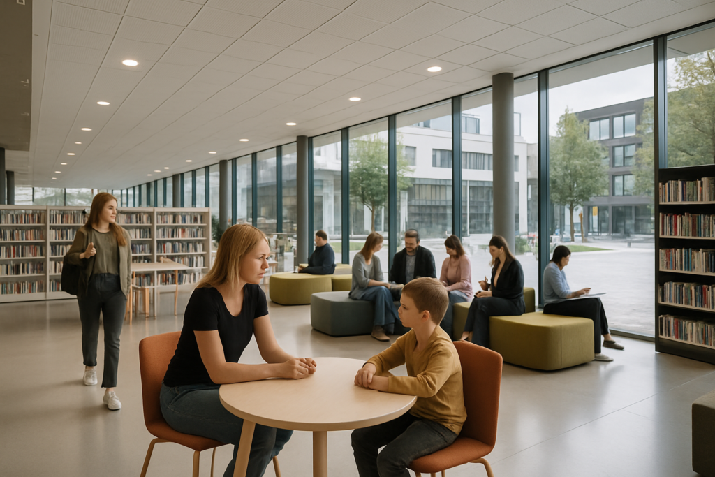Herning bibliotek – et moderne samlingspunkt